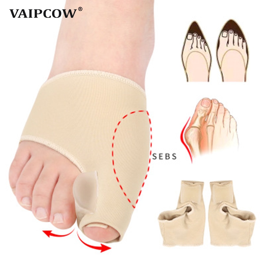 Corrector ortopédico de juanete, calcetines de silicona para pedicura, Corrector de Hallux Valgus, para el cuidado de los pies, separadores de dedos, plantilla ortopédica