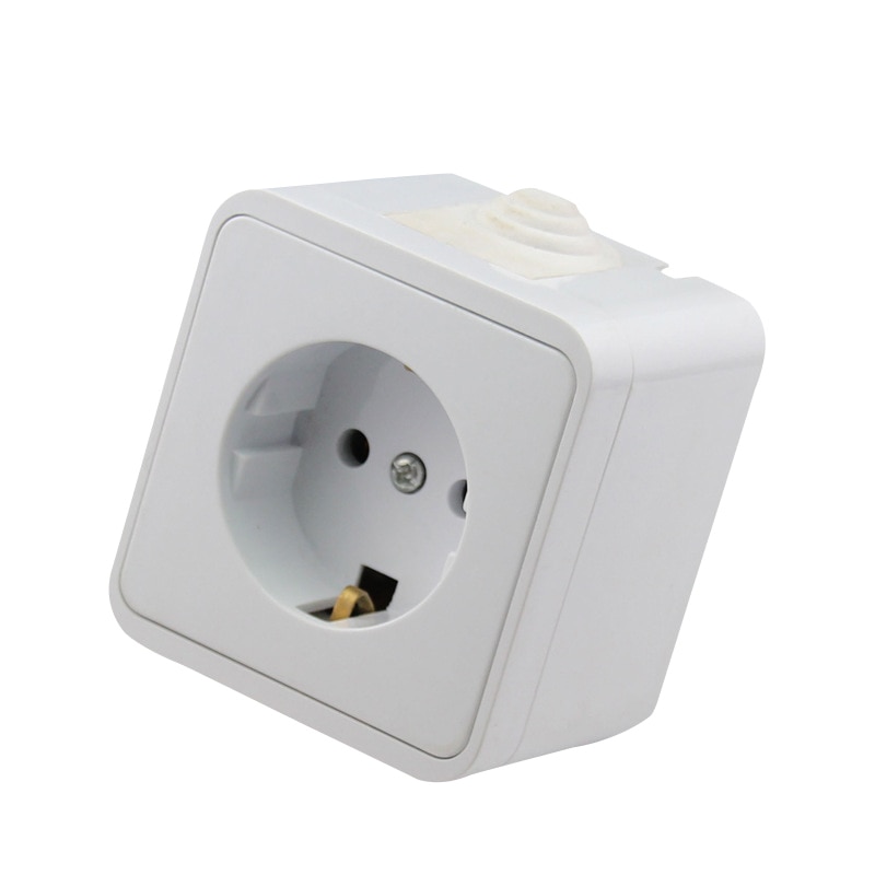 Stopcontacten Fabrikant Europese Standaard Stopcontact Glas Panel Stopcontact-Eu Muur-Outlet-Wit-Muur-Socket Huishoudelijke Tool