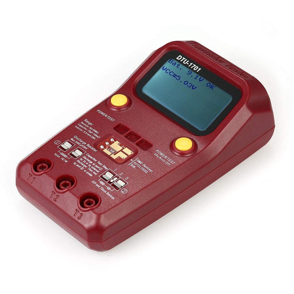 Handheld LCD Digital Transistor Tester SMD Resistance Diode Inductance Capacitance ESR Meter