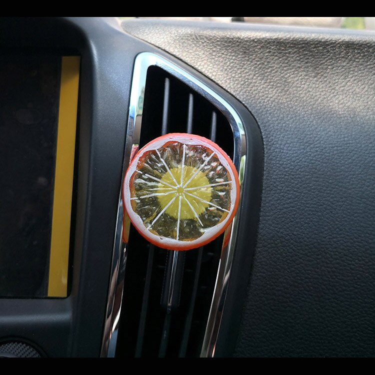 Zitrone bilden Auto klimaanlage entlüften Klemme feste Aroma Auto Export parfüm, Auto Styling innen zubehör: Orange