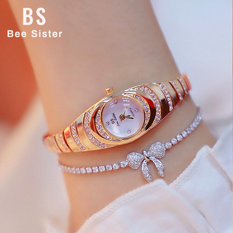Women Watches 2022 Luxury Famous Brand Diamond Watch Ladies Silver Wrist Watches Small Female Watch Stainless Steel Reloj Mujer: A with bracelet