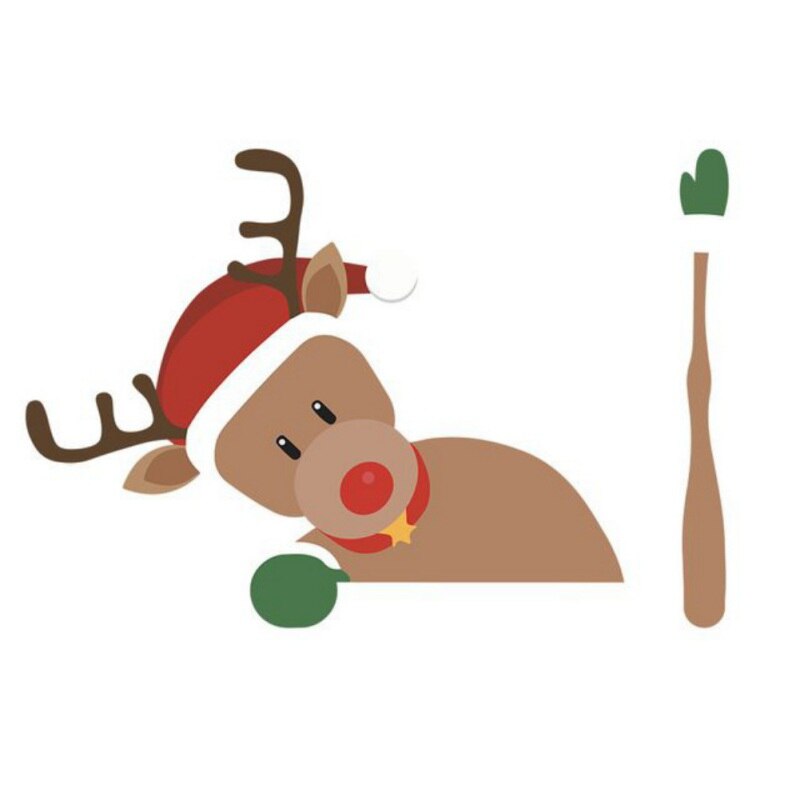 Samochód tylna wycieraczka boże narodzenie santa Claus macha ramię naklejki na wycieraczki naklejki samochodowe stylizacji dekoracyjne naklejki wycieraczki samochodowe naklejki na ścianie domu