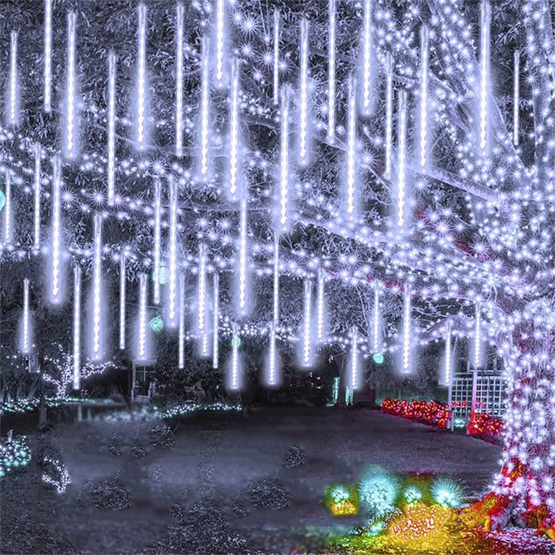 220V/110V LED Meteorschauer Lichter Meteor Regen Lichterketten Hochzeit Weihnachten Outdoor Straße Baum Dekoration Beleuchtung