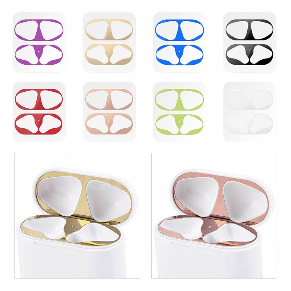 Metal Dust Guard Sticker Case for Apple Airpods Pro Earphone Cover for Airpods 3 Air Pods 3 2 Headphone Charging Box Accessories