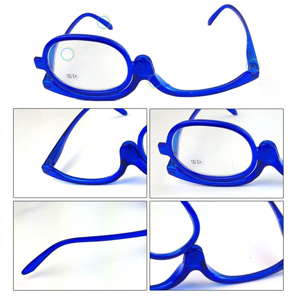 machen-hoch Lesebrille Einzel 180-grad Rotierenden machen-hoch Brille Klapp Brillen Allgemeine + 1,0 + 1,5 + 2.0 + 2.5 + 3.0 + 3.5 + 4,0