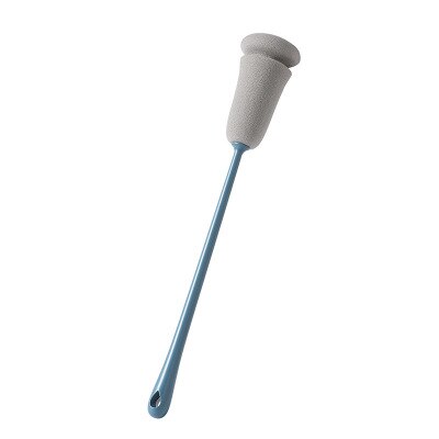 xiaomi mijia Sponge Cup Brush Long Handle Replaceable Kitchen Cleaning Tool Soft Sponge bottle Brush Beautiful practical: blue 1