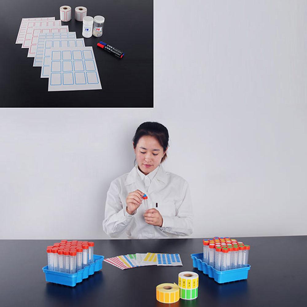 Selvklæbende etiket klistermærke laboratorie kontorartikler print prøve reagens flasker 13*30mm håndskrevne sticky notes 800 stk 25*40mm