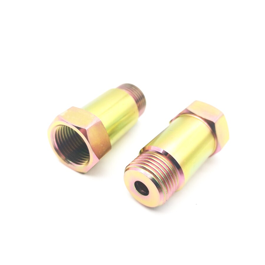 Universal M18 X 1.5 Straight 45mm O2 Oxygen Sensor Extension Spacer extender 2 pcs