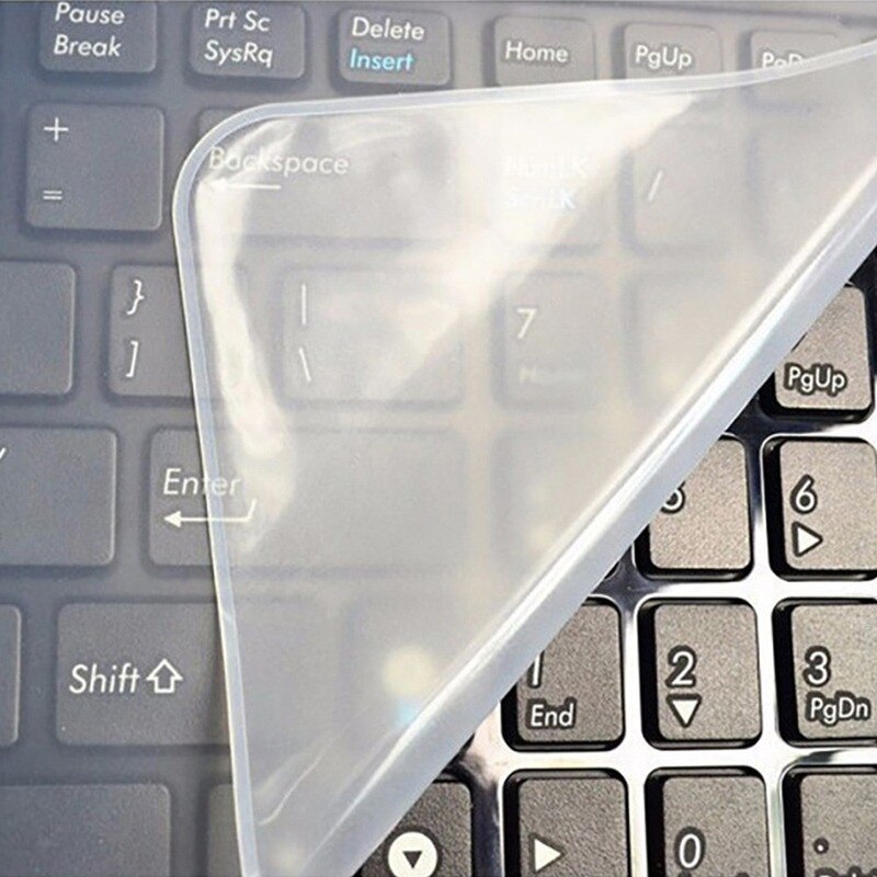 For 17" Laptop Sticker Clear Protector Cover Laptop Computer Silicone Keyboard Sticker Waterproof Universal Accessories