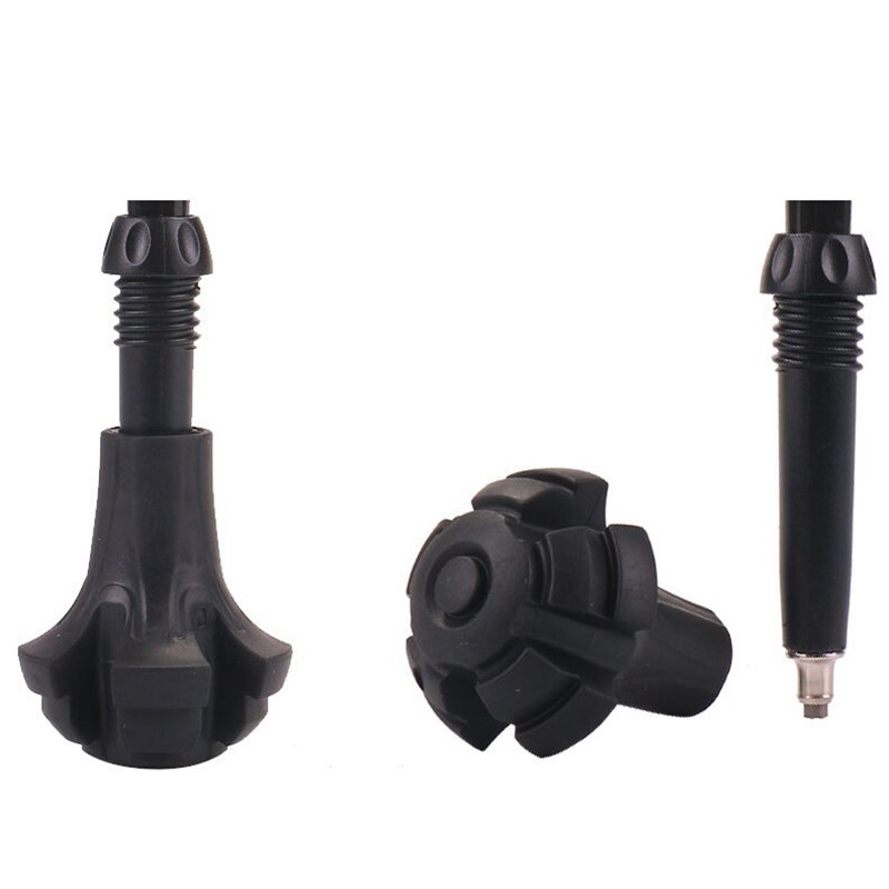 Four Pack of Extra Durable Rubber Replacement Tips (Replacement Feet/Paws / Ferrules/Caps) for Trekking Poles - Fits All Standar