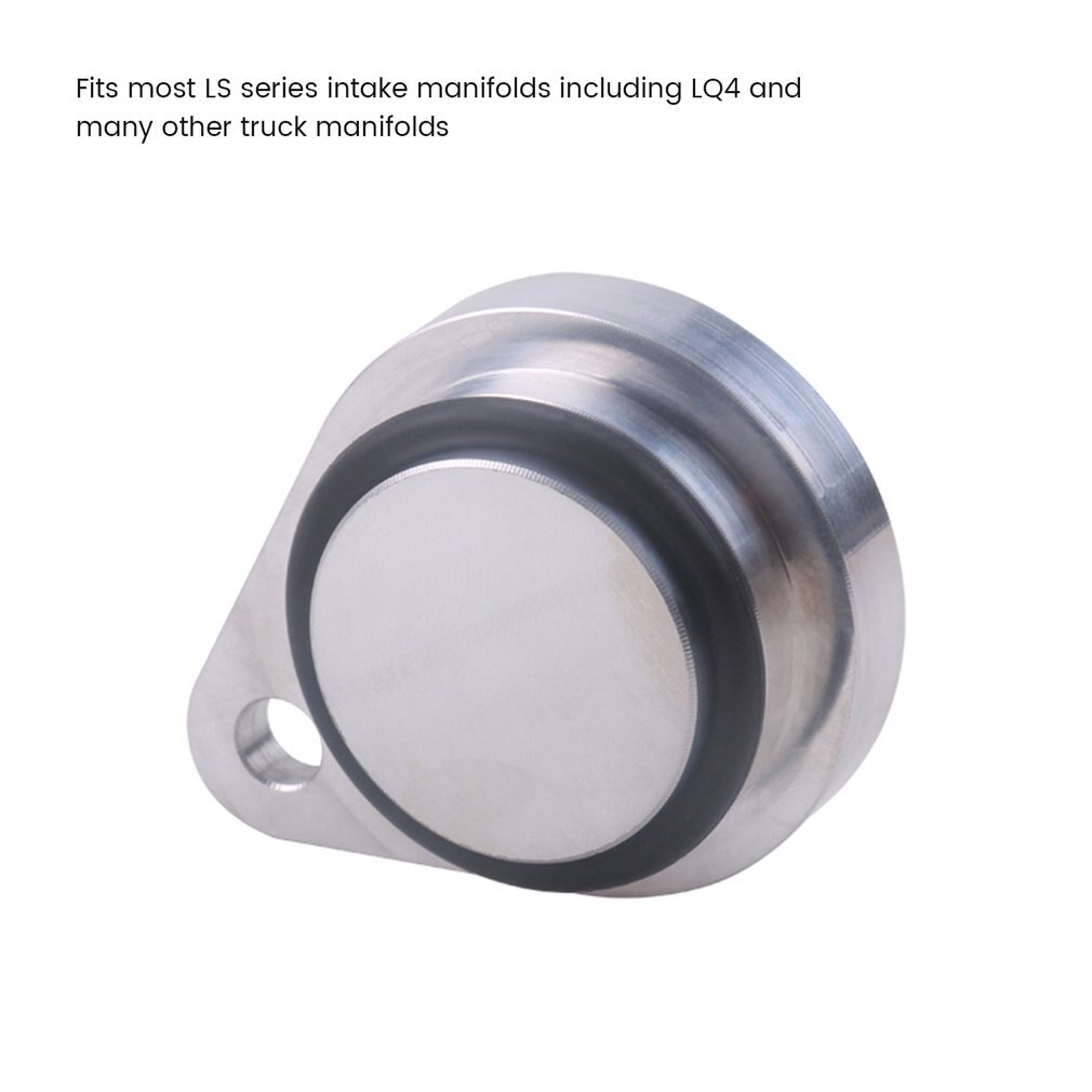 LS Truck EGR Tube Plug Intake Block Off Plate For Silverado LQ4 LQ9 5.3 6.0 LSX Billet Aluminum Block Off Plate Auto Accessories