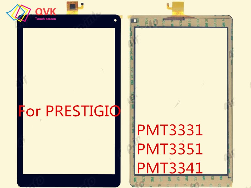 Zwart 10.1 Inch voor PRESTIGIO WIZE 3151 3161 3171 3401 3341 3351 3331 3G 4G Capacitieve touchscreen panel reparatie vervanging