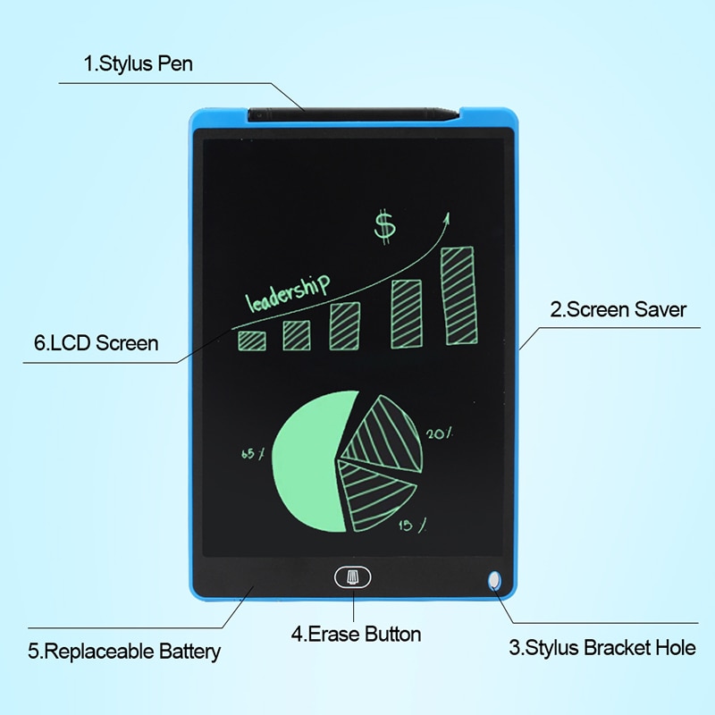 Graphic Tablet Drawing Tablet 8.5 12 Inch lcd Writing Tablet LED Light Drawing Pad Digital Board Electronic Smart Notebook