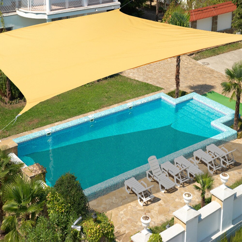 Shade Sail Sunshade Patio Awning Rainproof Canva Outdoor UV Protection 2x3m Oxford Cloth For Garden Waterproof