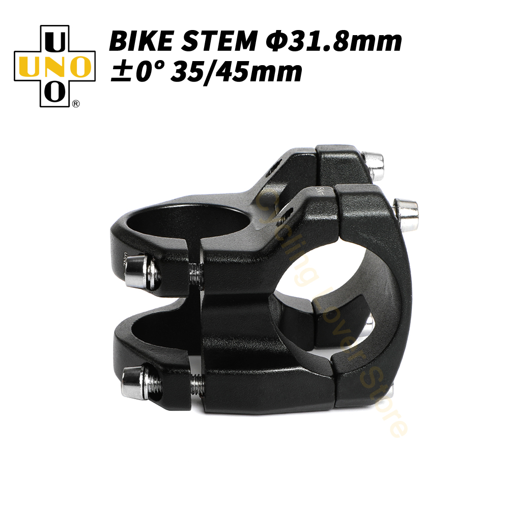 UNO Fahrrad Lenker Vorbau 0 Grad MTB Energie 31,8mm Mountainbike Stengel 35/45mm Ultraleicht Kalloy UNO fahrrad Stück