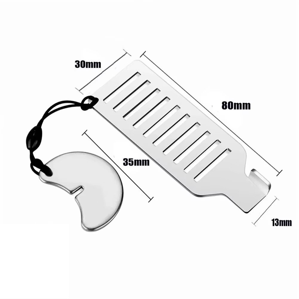 Bloqueur de porte antivol de sécurité, outil de sécurité Portable en acier inoxydable de 8cm pour la confidentialité à domicile, bouchon de serrure de porte de voyage d'hôtel