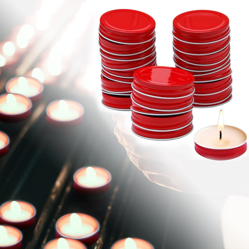 12/24 Packs Mason Jar Lids Regular Mouth Leak Proof Secure Mason Storage Solid Caps