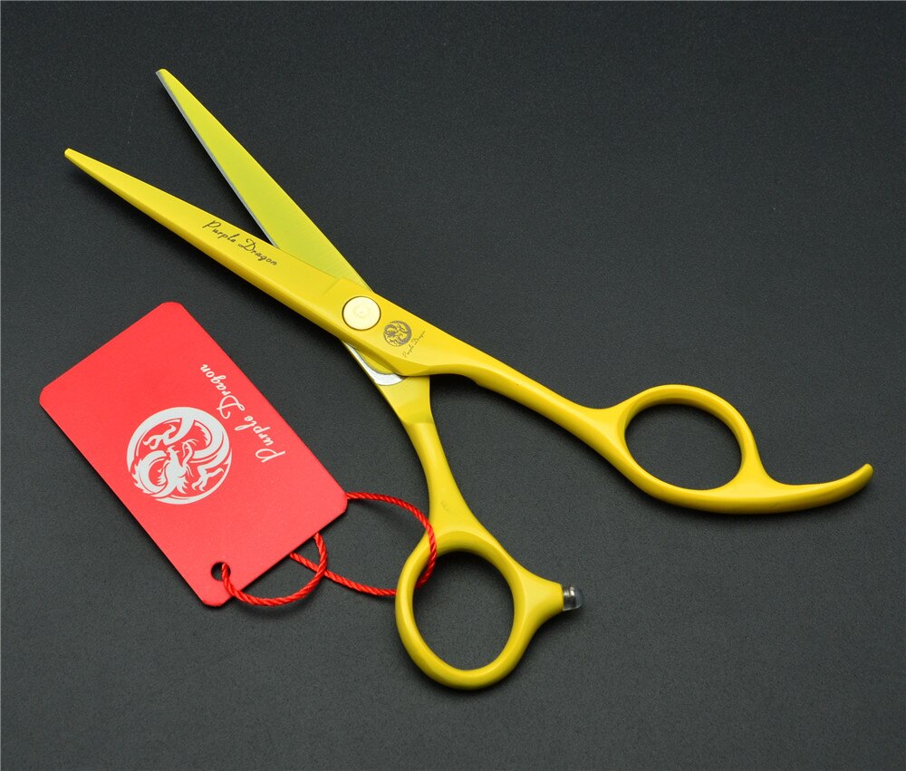 6 inch Hairdressing scissors set Straight Thinning Barber shears Personality Hair Cutting Shears: PD-6S YLgift box