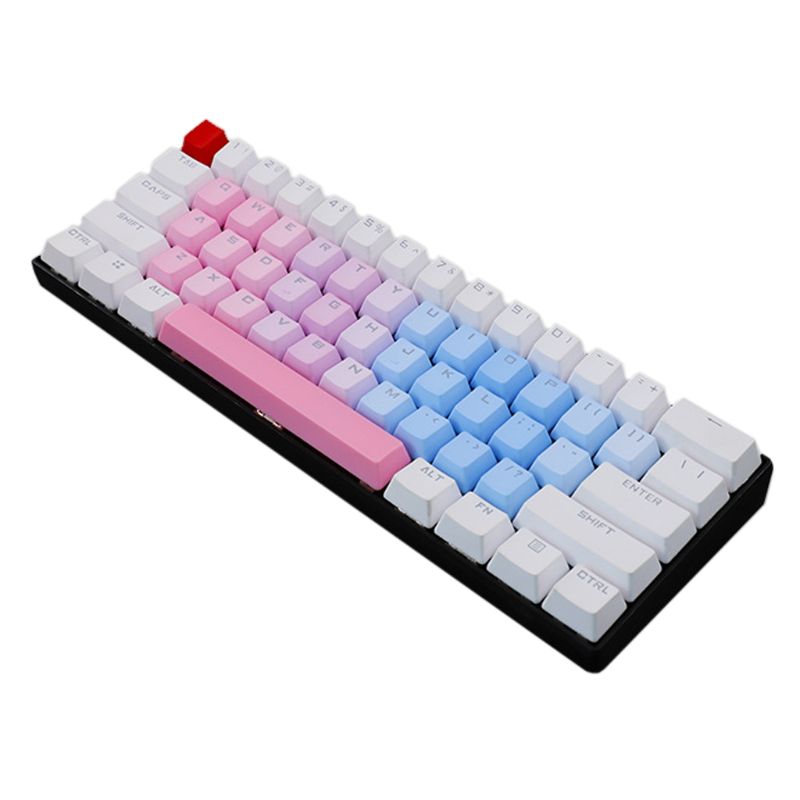 Keycaps retroiluminados do tiro dobro do oem das chaves do rgb pbt 35 para o teclado mecânico da cereja
