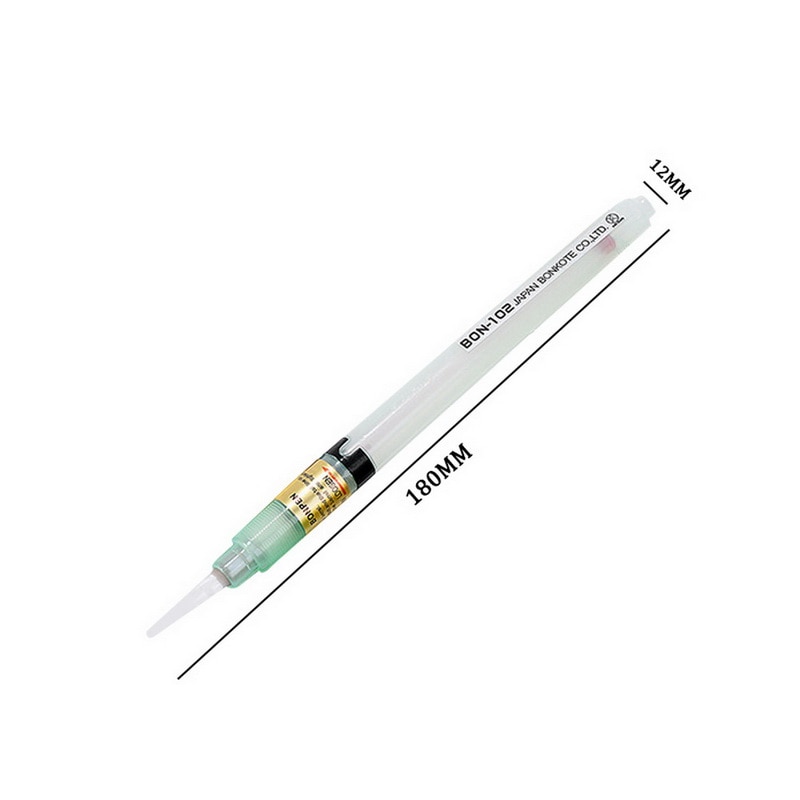 1Pcs 102 Paste Solder Paste Brush Tip / Flat Pen Welding Recyclable weld aid tip rosin tip