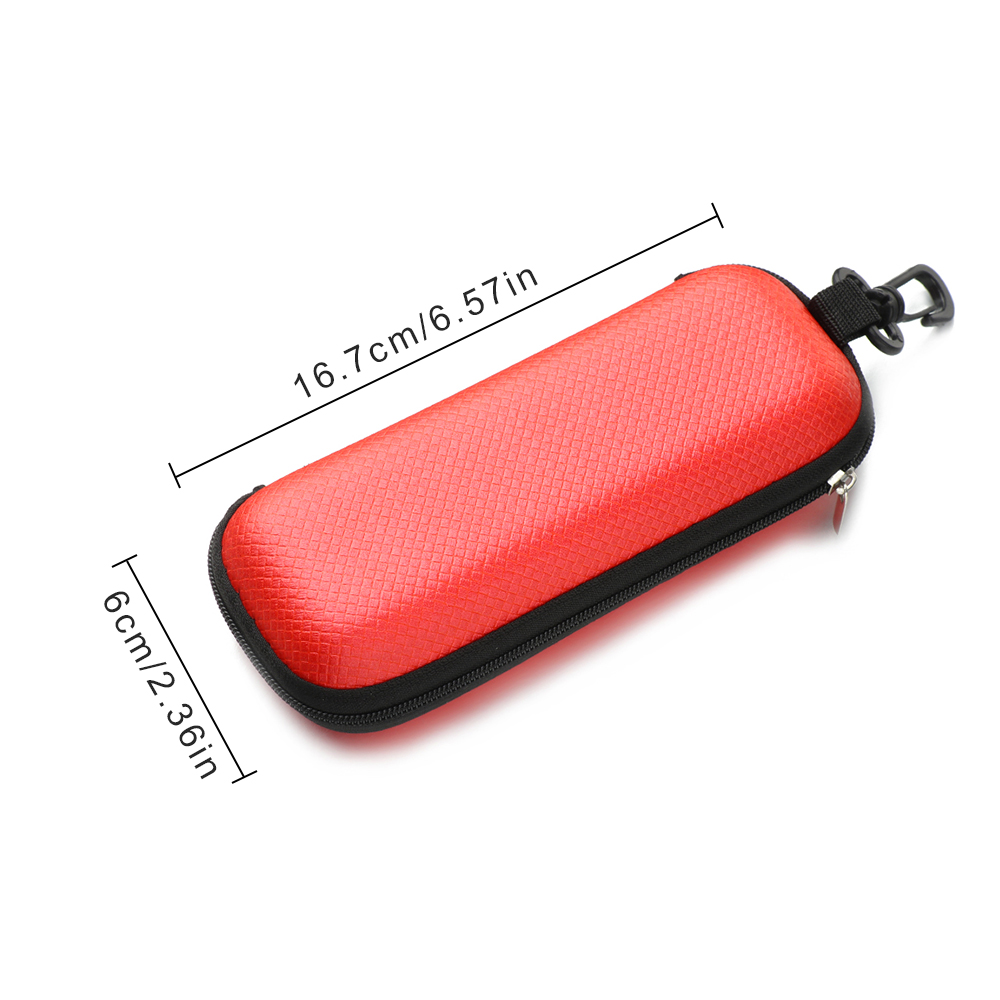 Estuches para gafas EVA portátiles, funda rígida para gafas de sol para mujeres y hombres, caja para gafas con cordón y cremallera, Protector para fundas para gafas