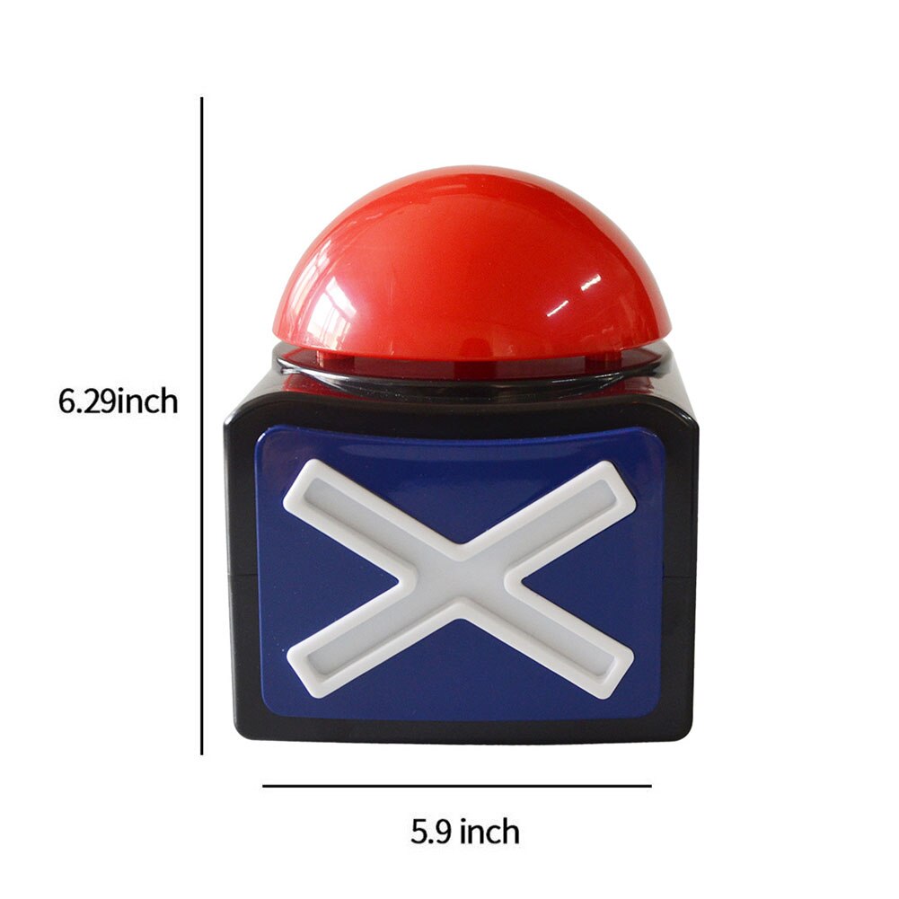 Quiz Got Talent Alarm Button Toy Loud Fun Ring Sound Light Trivia ABS Prank Joke Relieve Stress Game Answer Buzzer