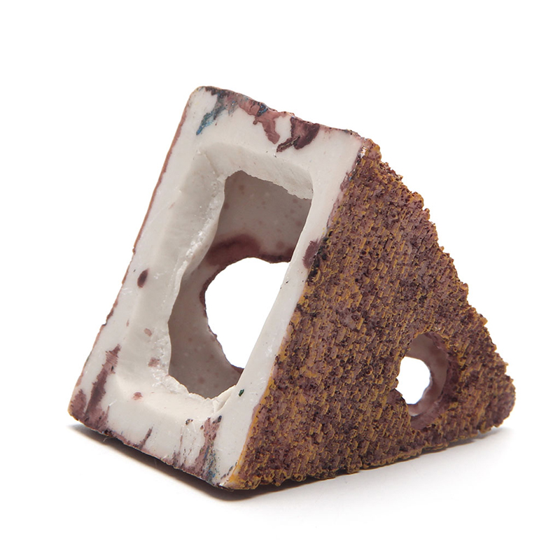 Fish Tank Egyptian Pyramid Decoration Aquarium Egypt Ancient Building Decor Acuario Rock Cave House for Fish Shrimp Ornaments