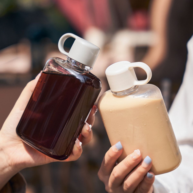 360 ml / 500 ml Tritan-materiaal Waterfles Milieuvriendelijk Duurzaam Schattig Mini Pocket Fles Lekvrije onbreekbare fles