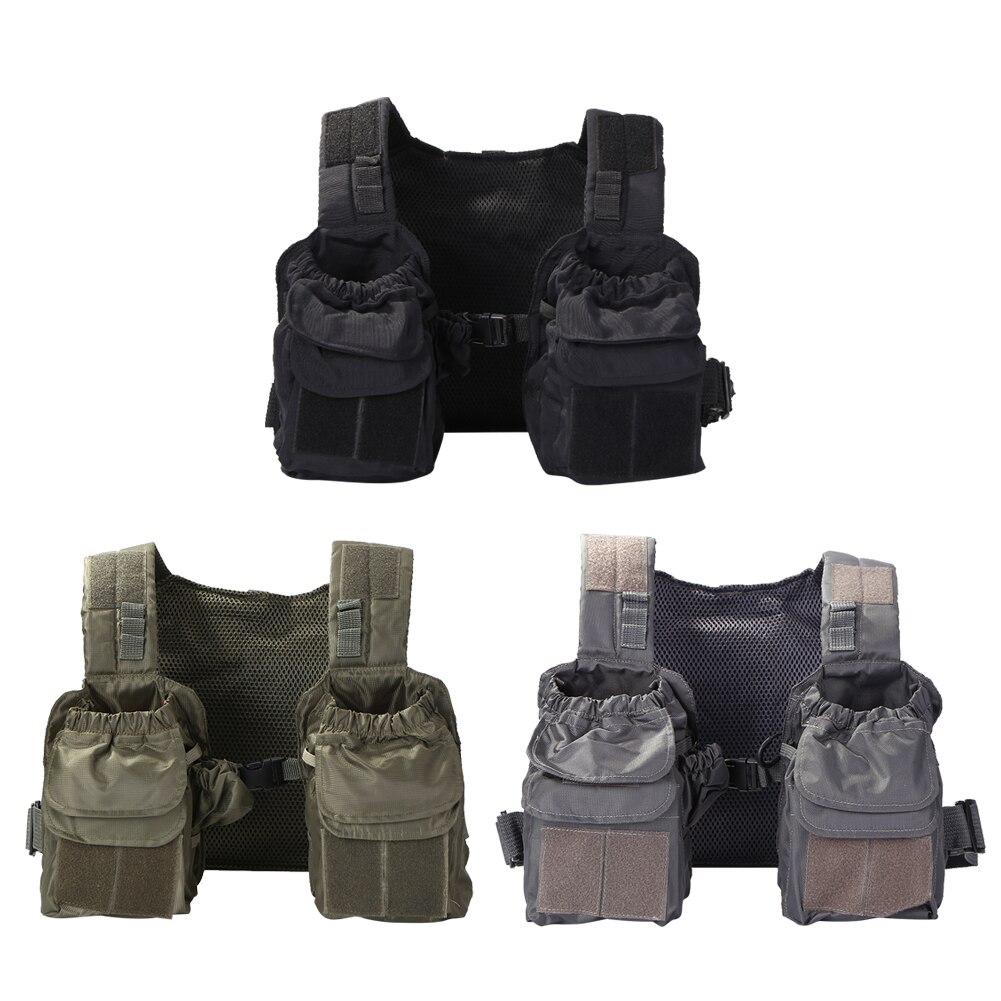 Multi-pocket Outdoor Travel Backpack Fishing Vest Breathable Mesh Adjustable Photography Waistcoat Jacket
