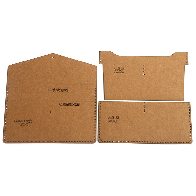 Mini Funda de cuero para tableta y PC, herramienta de bricolaje, plantilla de papel acrílico y Kraft, bolso Artesanal de cuero hecho a mano, nueva