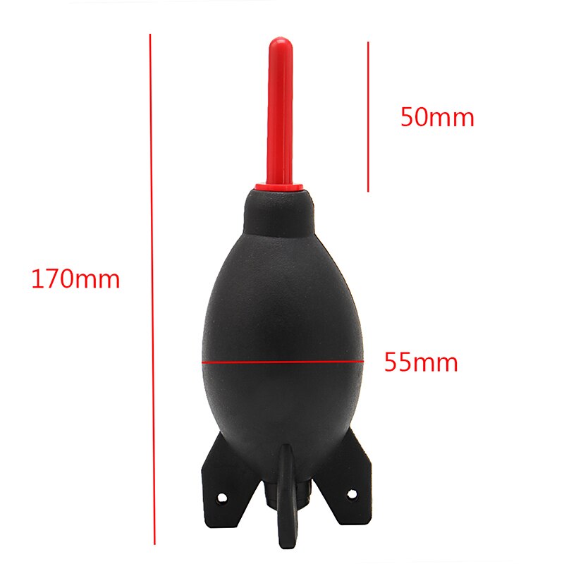 DSLR Obiettivo Della Fotocamera Gomma aria Polvere Ventilatore Pompa più pulito Razzo spolverino Strumento di Pulizia