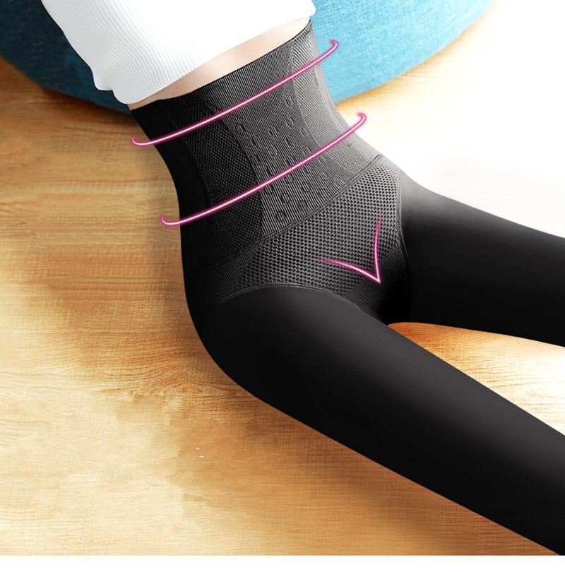Warm Womens Plus Velvet Winter Leggings Ankle Length Keep Warm Solid Pants High Waist Women Leggings Female​​​​​​​