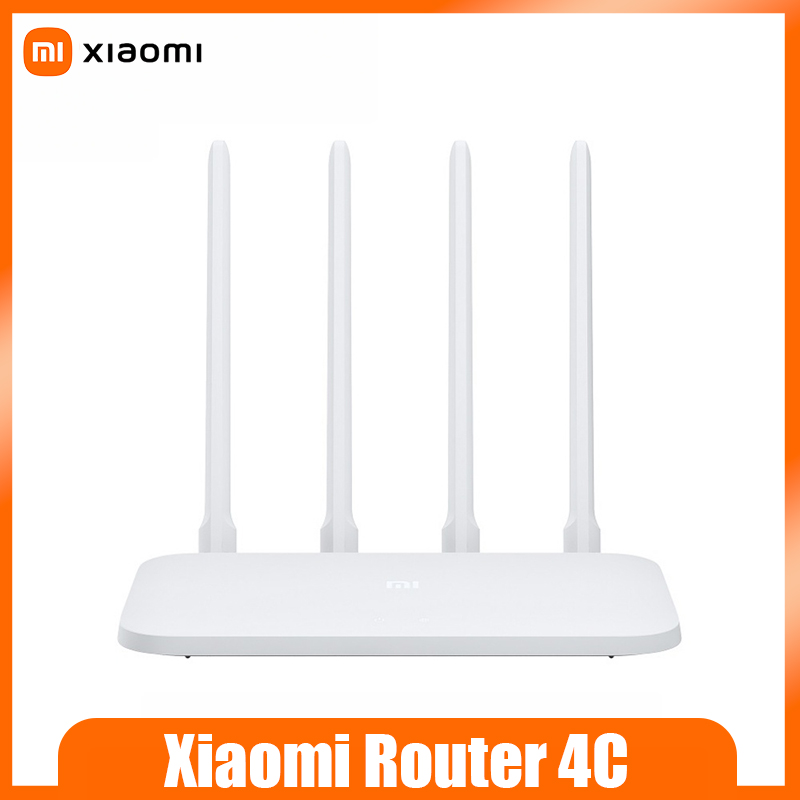Xiaomi Router 4C 300Mbps Gigabit Ports APP Remote Management 4 Antennas for Enhanced Signal Home WiFi Coverage