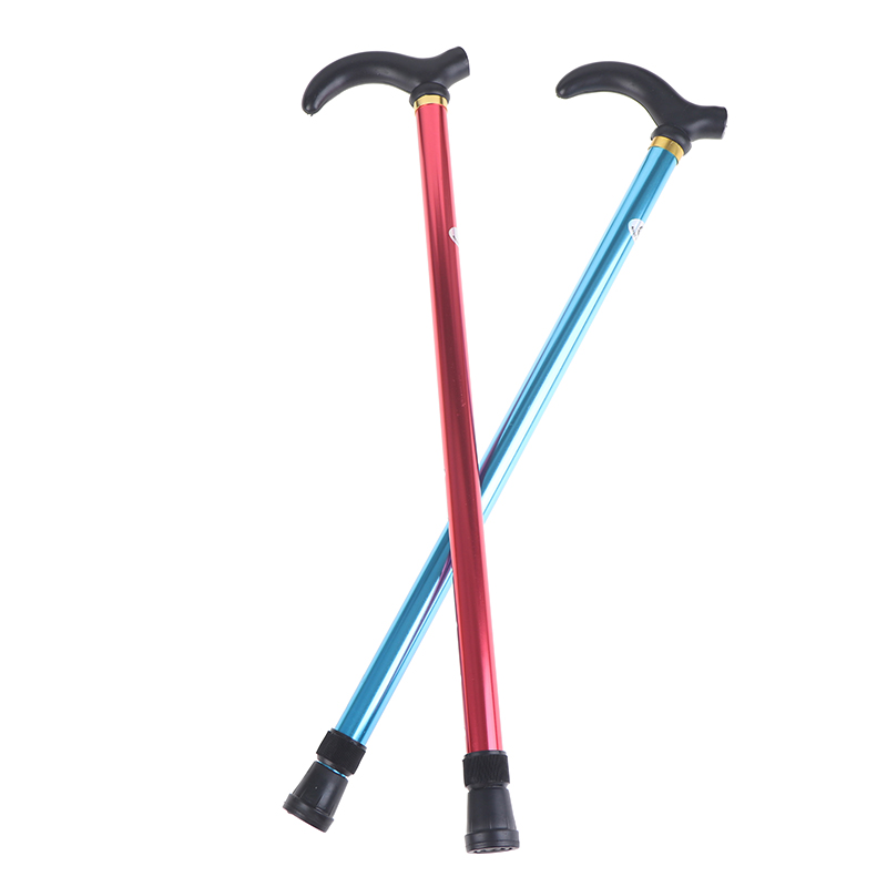 Adjustable Walking Stick Cane 2 Section Stable Anti-Skid Anti Shock Cane Crutch For Old Man Hiking Trekking Poles Cane