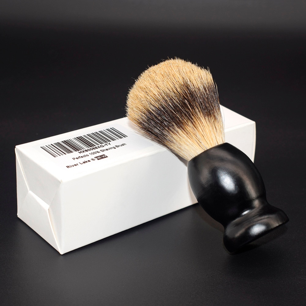 Shaving Brush Horse Goat Hair Solid Wood Handle Mens Shaving Brush For Men's Beard Shave Tool Shaving Razor Brush