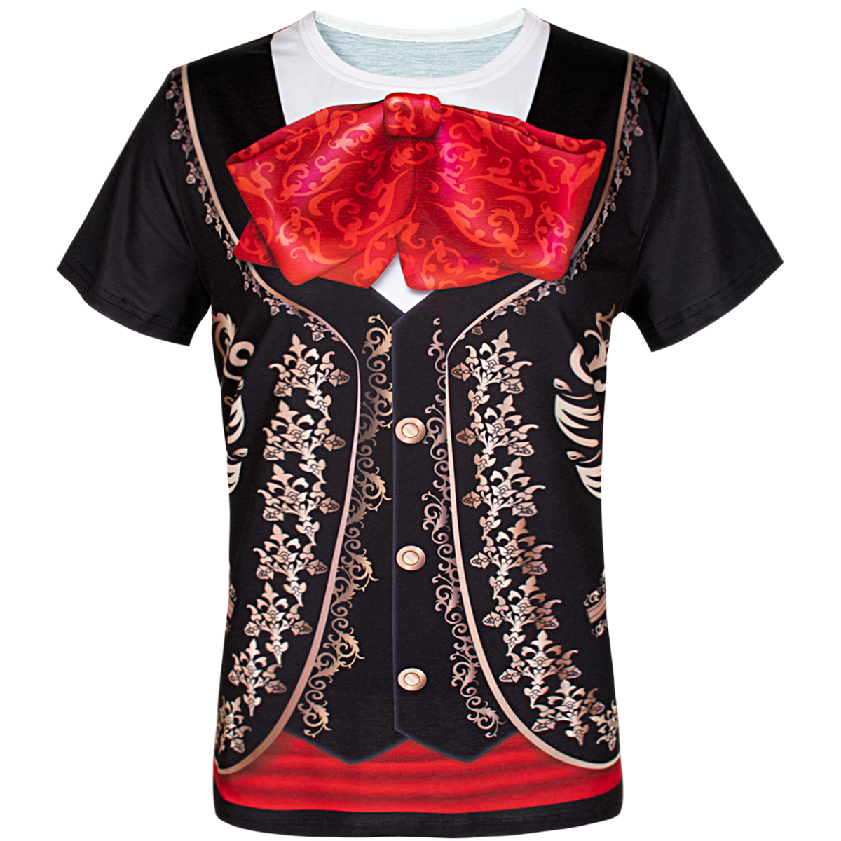 Femmes Mariachi t-shirts graphique à manches courtes Fiesta mexicaine Costume Festival musical Halloween mexique thème fête célébrant: XXXL