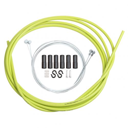 Universele Mtb Mountainbike Road Fiets Brake Shift Kabel Draad Tube Accessoire Gear Draad Pipe Remleiding Buis Behuizing: Green Brake Cable