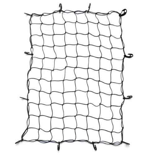 Hook Elastic Car Trailer Roof Rack Boot Luggage Bungee Cord Cargo Net Black