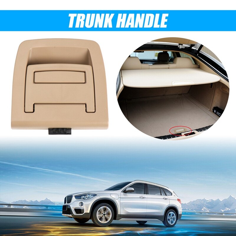 Car Rear Trunk Mat Handle Trunk Tail Cover Bottom Plate Handle for BMW-E70 X5 E71 X6 51479120283