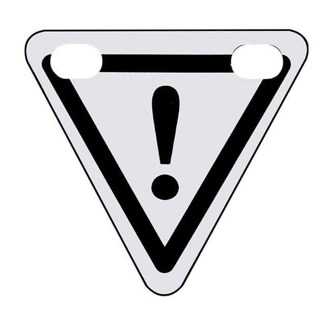 ENLEE Bike Reflective Sign Cycling Triangle Tiny Reflector MTB Bicycle Reflective Warning Safety Decor Outdoor Bikes Accessories: B