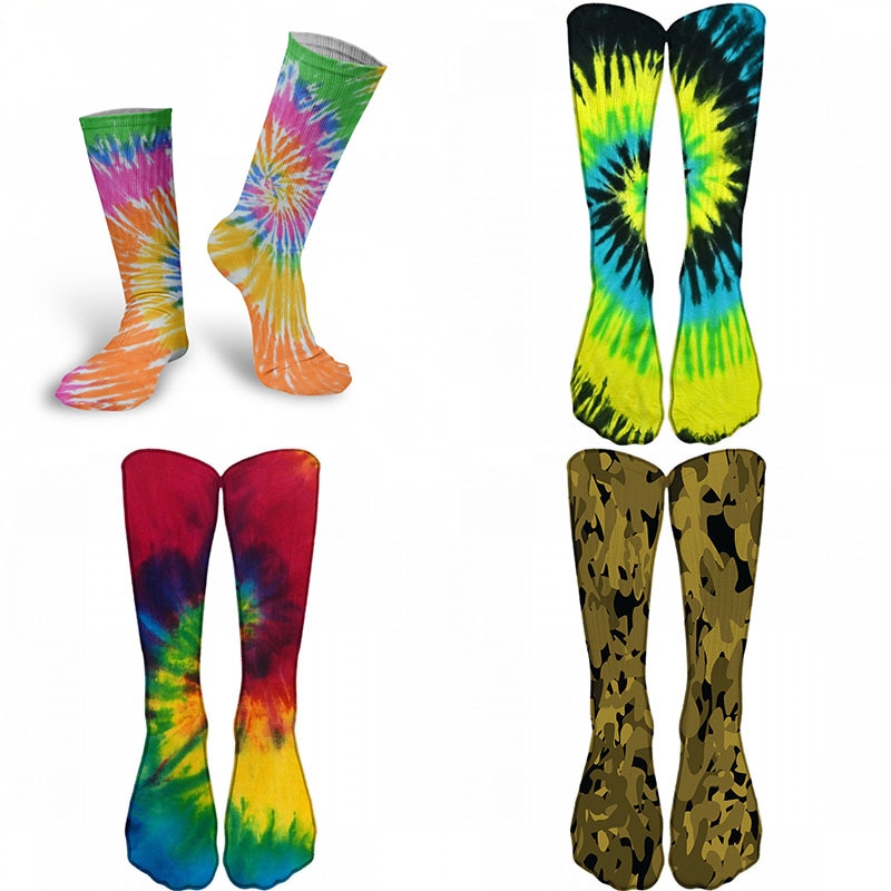Kleurrijke katoenen sokken lange buis vrolijke herensokken nieuwigheid skateboard crew casual gekke sokken feestsokken