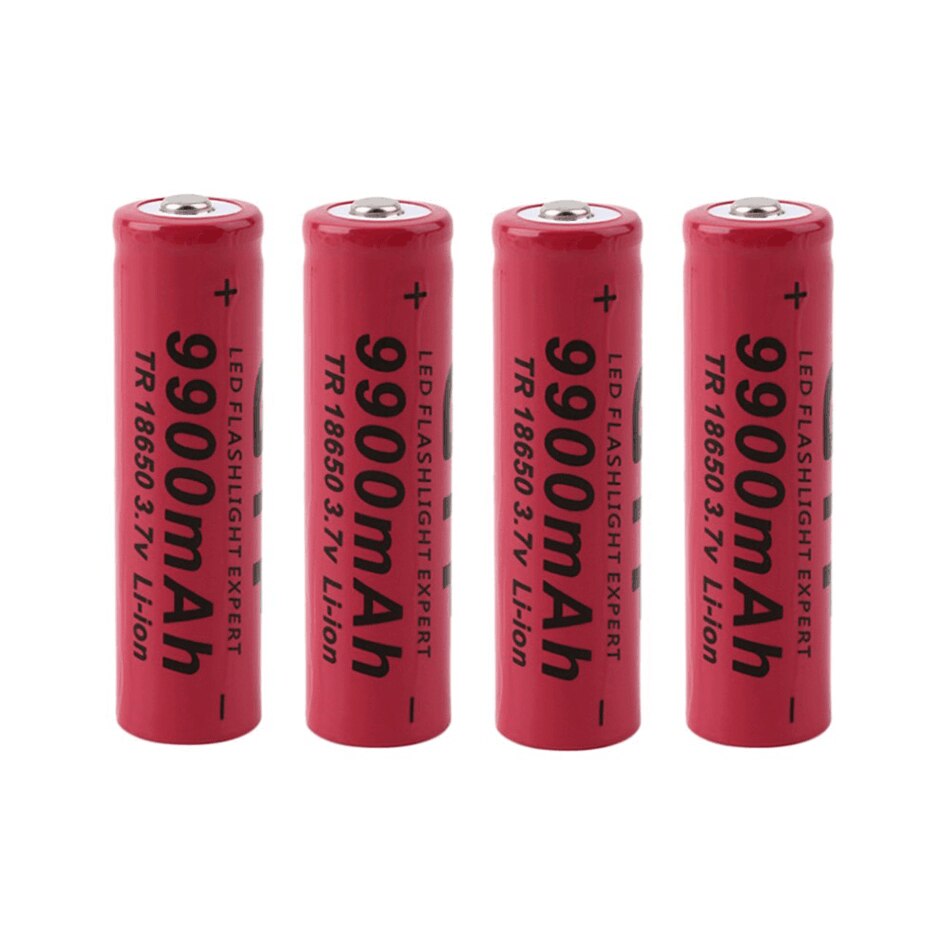 Actual Capacity 18650 lithium battery rechargeable 9900 MAH lithium battery 3.7V strong light flashlight rechargeable battery