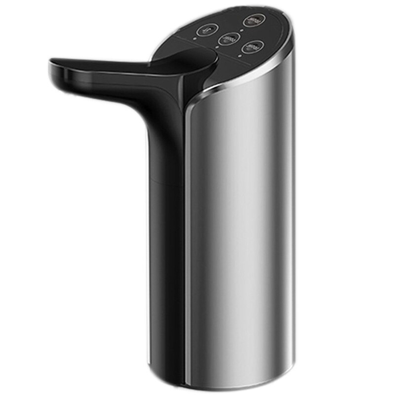 Botique-Automatische Elektrische Draagbare Waterpomp Dispenser Gallon Drinking Fles Schakelaar Voor Water Pompen Apparaat Voor Outdoor Home: Silver