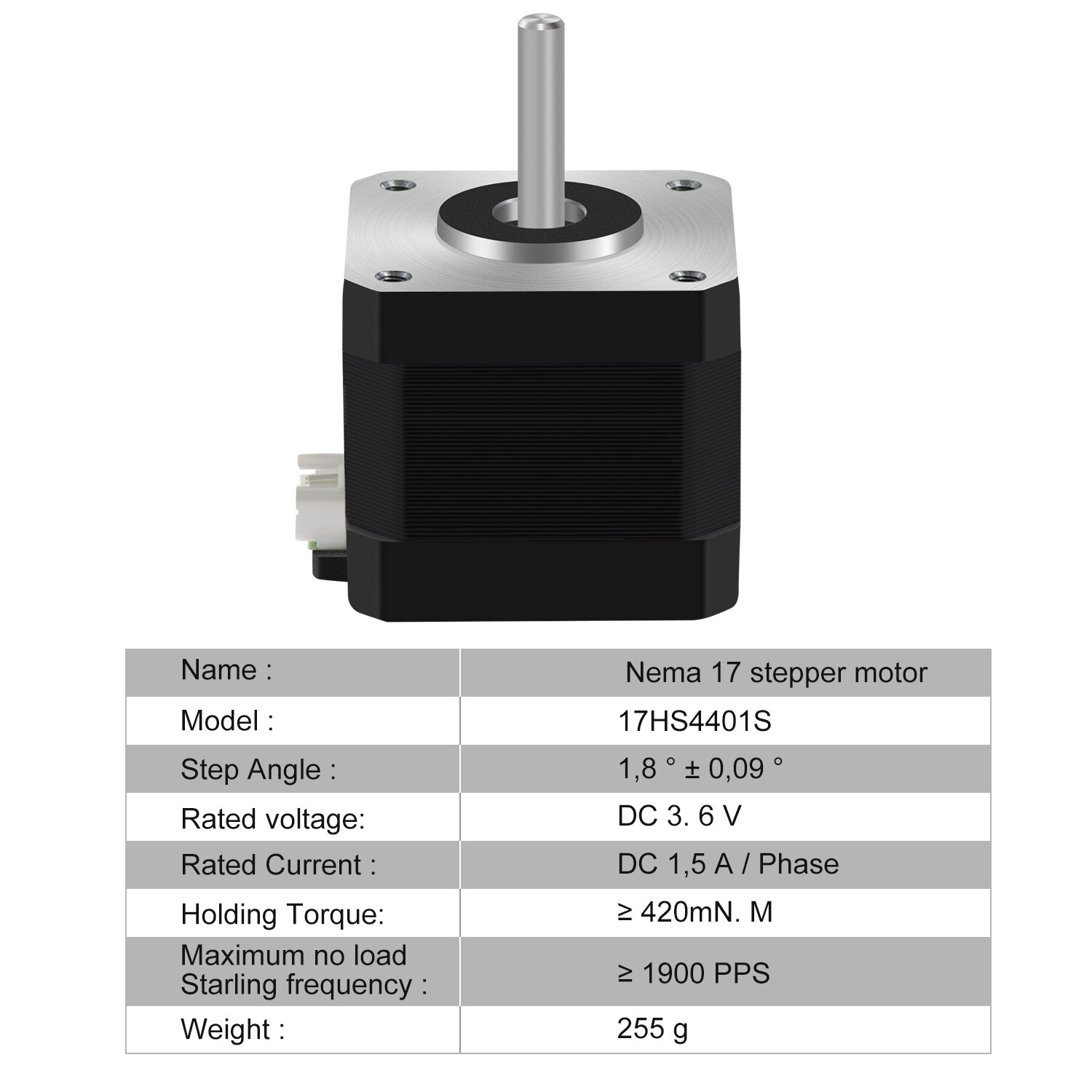 Usongshine 5szt/lot (17HS4401S) V5 V6 4-przewodowy silnik krokowy Nema17 42 silnik Nema 17 42BYGH 1.5A do CNC XYZ do części drukarek 3D