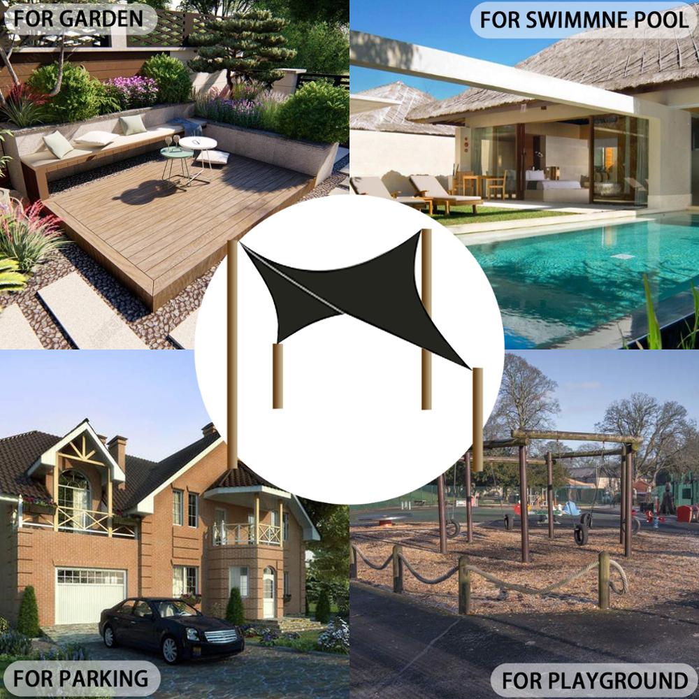 Sun Shelter Sunshade Protection Outdoor Canopy Garden Patio Pool Shade Sail Awning Camping UV Block Waterproof Sun Shade Sail
