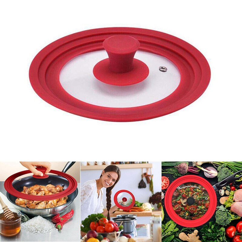 Universal for Pots and Pans Silicone Lids for Fryi... Grandado