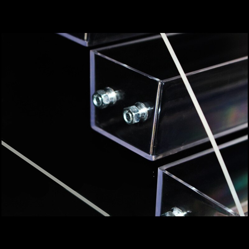 Organisateur acrylique transparent, 2 3 4 5 6 7 couches, maquillage cosmétique rouge à lèvres bijoux présentoir porte-vernis à ongles, boîte de maquillage