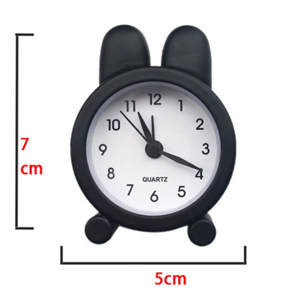 1PCS Alarm Clock Cute Mini Metal Small Alarm Clock Electronic Loud Alarm Clock despertador JUNE11