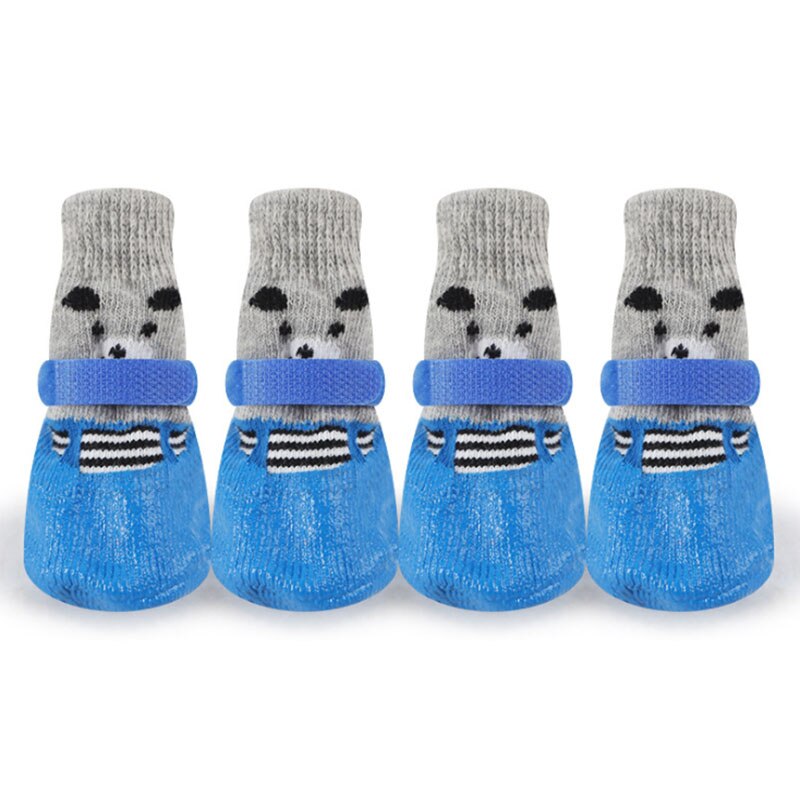 Calcetines antideslizantes para perros y cachorros, botas creativas pequeñas para perros y Chihuahua, suministros para mascotas OO50WZ