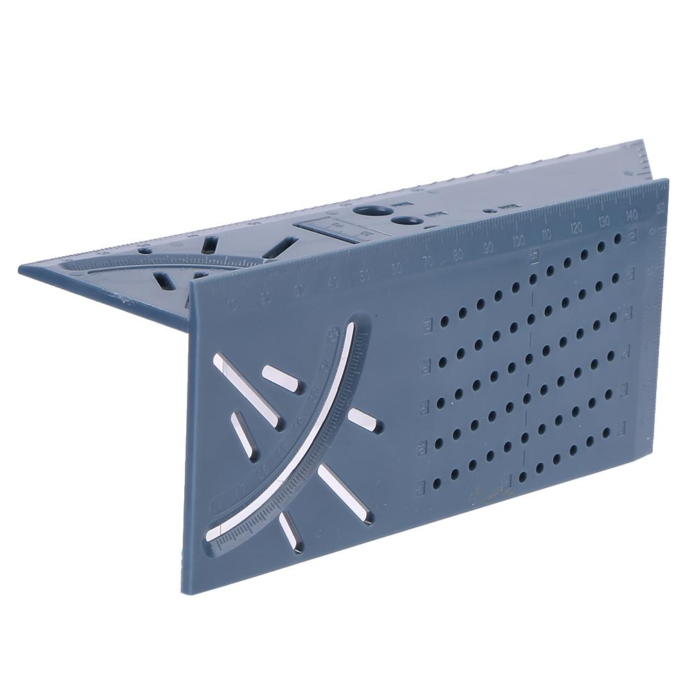 Black/Blue Vertical Angle Aluminum Scriber Dovetail Marking Template Calibration Dovetail Marker Woodworking Tool: Blue